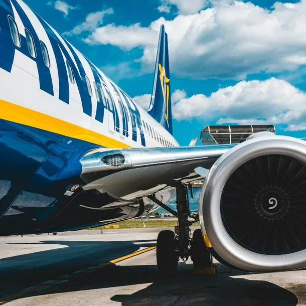 Verspätetes oder ausgefallenes Ryanair Flugzeug