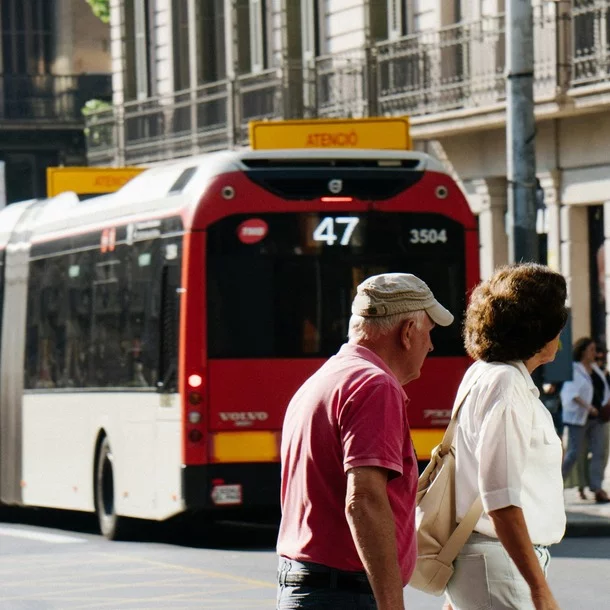 Mit dem Bus in die Innenstadt gelangen: Flughafen Barcelona