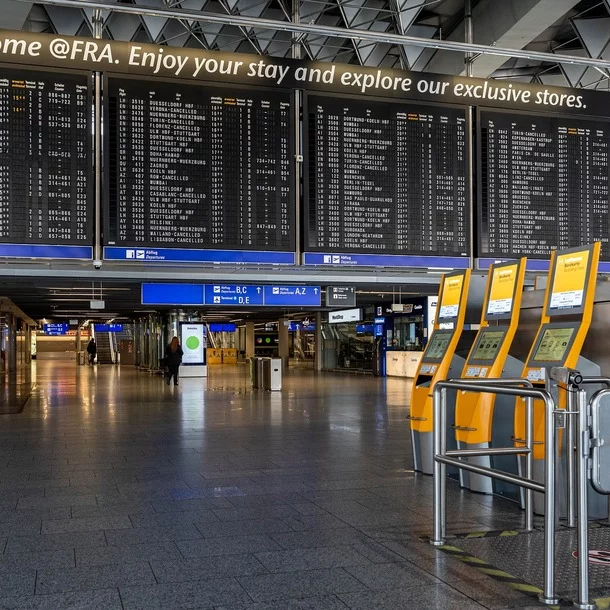 Frankfurt Flughafen FRA - Verspätung und Flugausfall