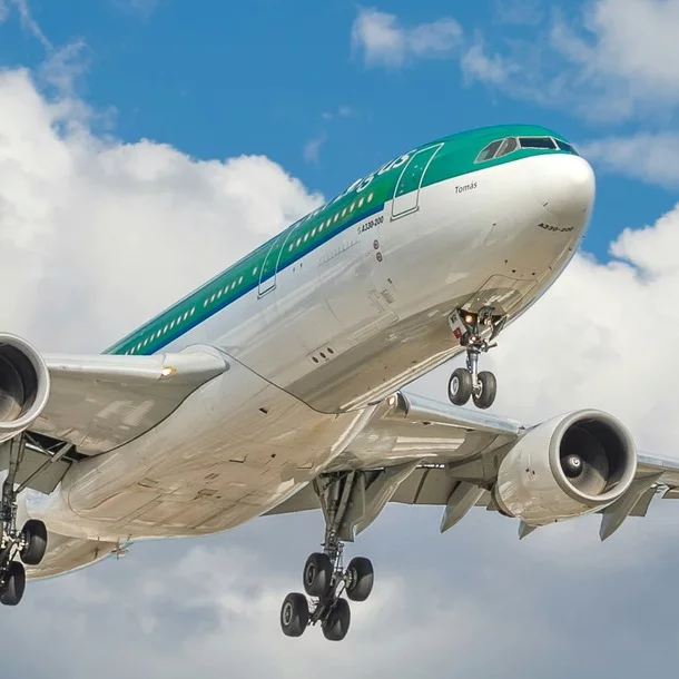 Aer Lingus Flugzeug mit erheblicher Verspätung