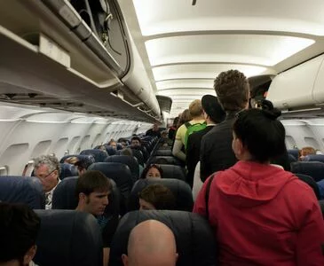 Innenraum eines Flugzeuges