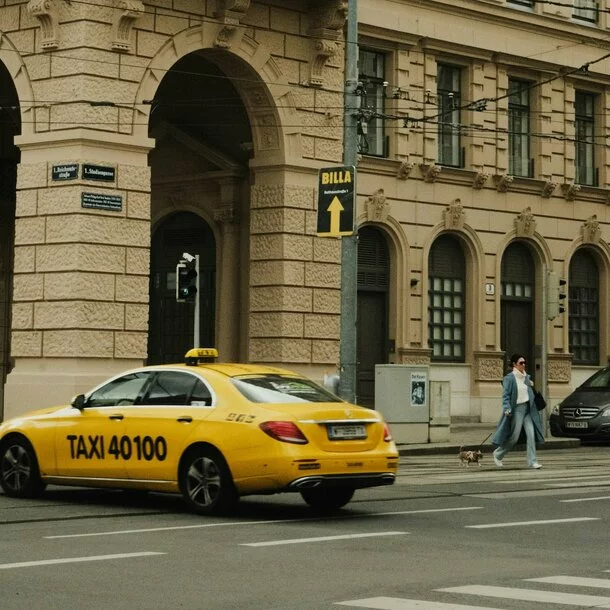 Taxi-Angebote am Flughafen Wien